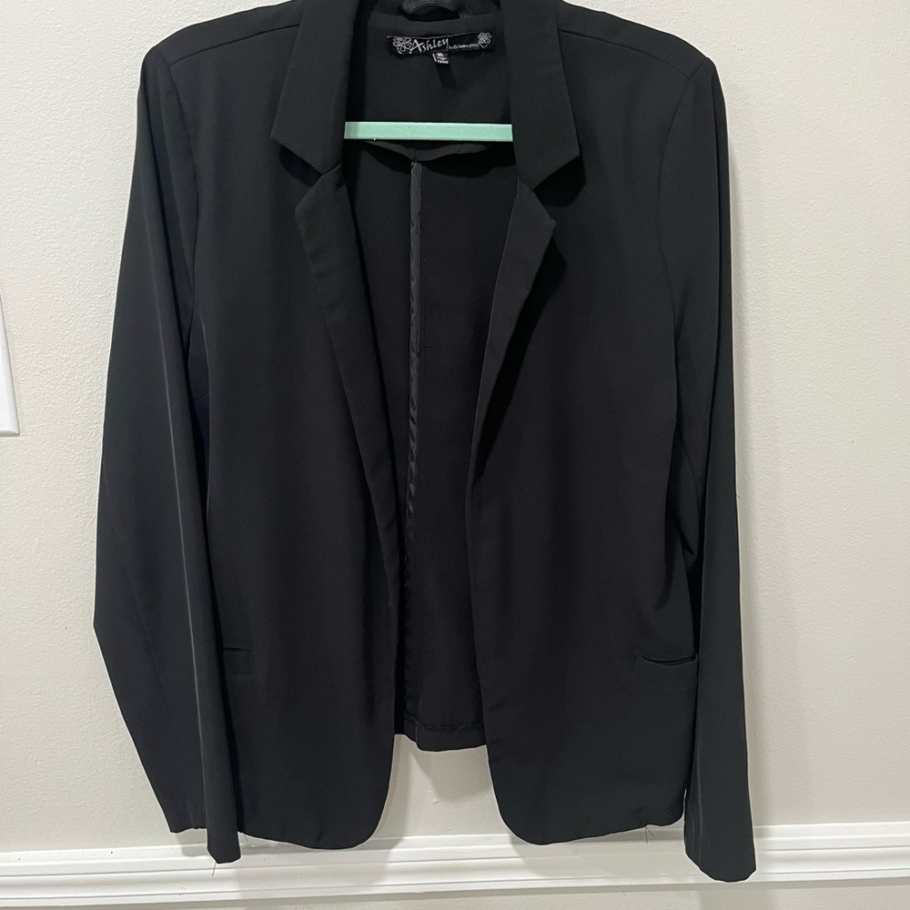 Calvin Klein Black Blazer Professional Suit Jacket